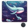 Mousepad with Anti-Slip Rubber Base Computer MouseMat Whale Mousepad Washable MousePads for Computers Office Desk Mat Desktop Protector Mat for Lapto Office Home view 1