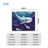 Mousepad with Anti-Slip Rubber Base Computer MouseMat Whale Mousepad Washable MousePads for Computers Office Desk Mat Desktop Protector Mat for Lapto Office Home view 2