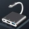 ZHCHAO Type-C Docking Station 3-in-1 PD + USB3.0 Laptop Phone Converter Expansion view 2