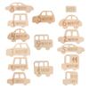 DirectNine Basics 15pcs Baby Milestone Cards - Wooden Monthly Milestone Photo Cards Pregnancy Journey Milestone Markers to Commemorate Babys First Year of Life, 15.00X8.50X0.25CM, Beige, OR19Z43D119ECRQCJ view 1