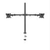 AVXANKTG 80cm DL-T902-280II Long Arm Tilt Swivel 10"-27" Dual Monitor Desk Stand Stand Clip Grommet Hole Base PC Mount 12kg(Size:DL-T902-280-G) view 1