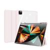 Aidashine Case for iPad Air 13 Inch M2 2024/ iPad Pro 12.9 (6th/5th Gen 2022/2021) with Pencil Holder, Shockproof Hard Shell Clear Cover,Pink view 1