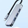 ZHCHAO Four-in- Docking Station Typec for Cell Phone Laptop Extender 3.0 Interface Docking Station view 2