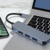 ZHCHAO Four-in- Docking Station Typec for Cell Phone Laptop Extender 3.0 Interface Docking Station view 3