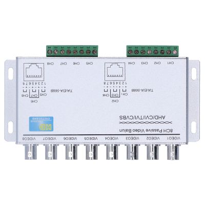 shenruifa 8 Channel Passive Video Balun Twisted Pair Transmitter 720P 1080P High Definition AHD CVI TVI CVBS