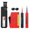 400X Fiber Optic Inspection Microscope Cable SC FC ST LC Interface End Face With 1.25mm 2.5mm Adapter and Cleaner Handheld LED Cleaning Detector view 1