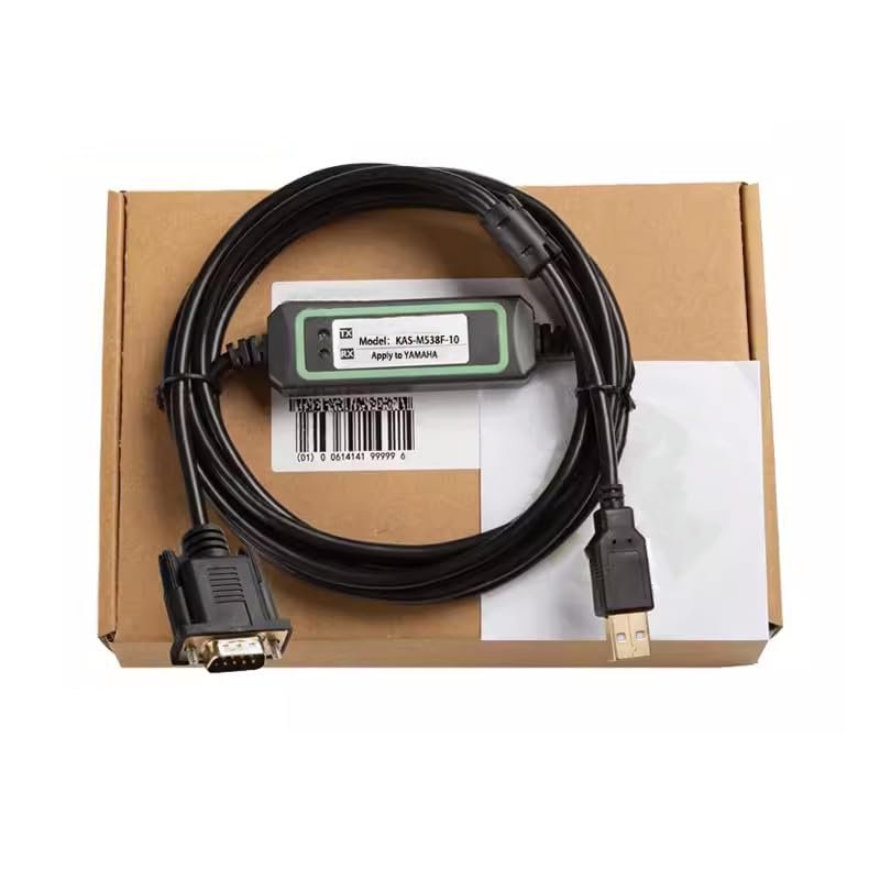 Compatible KAS-M538F-10 Servo Drive Debugging Cable Communication Download Cable Programming Cable Gold-Plated Plug FT232RL Chip Stabilized 3 Meters