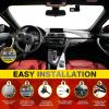 DirectNine Basics Driving Recorder High-Definition 1080p Lens & 140 Degree Wide Angle Front and Rear 2 Lens Parking Monitoring with Infrared Night Vision WiFi Dash Cam view 2