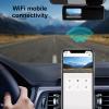 DirectNine Basics Driving Recorder High-Definition 1080p Lens & 140 Degree Wide Angle Front and Rear 2 Lens Parking Monitoring with Infrared Night Vision WiFi Dash Cam view 4