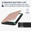 kwmobile Origami Case Compatible with Kobo Clara BW/Colour Case - Slim PU Leather Cover with Stand - Rose Gold view 3