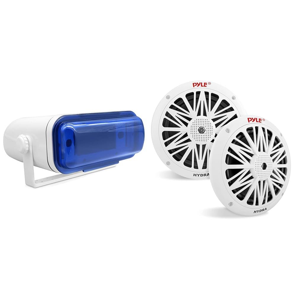 Pyle Marine Stereo Housing with 6.5" 200W Waterproof Speakers