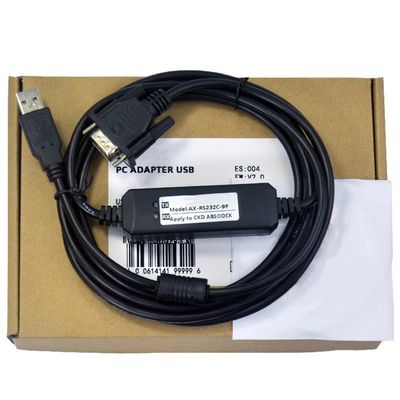 AX-RS232C-9P Applicable Servo Drive ABSODEX Commissioning Cable Data Cable Download Cable Communication Cable Commissioning Cable Dual Chip Design Industrial Grade 3 Meters