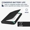 kwmobile Origami Case Compatible with Kobo Clara BW/Colour Case - Slim PU Leather Cover with Stand - Black view 3