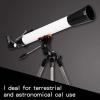 Portable Monocular Astronomical Refractor Telescope, High Magnification Outdoor Professional Astronomical Telescope 270X Monocular Optical Refractor Design Portable Tripod view 4
