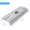 Lanzar 2 Channel 6000 Watt Car Stereo Amp and 4 Channel 2000 Watt Slim Car Audio Amplifier Bundle view 4