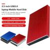 ZHCHAO HDD 2.5 Hard Disk 500GB 1TB 2TB Portable External Hard Drive Disk Externo Hard Drive for Laptop Computers(Color:Blue) view 4