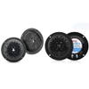 Pyle Marine Speakers Bundle - 5.25 Inch 100 Watt and 4 Inch 15 Oz Magnet Waterproof Stereo Sound System view 1
