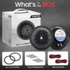 Pyle Marine Speakers Bundle - 5.25 Inch 100 Watt and 4 Inch 15 Oz Magnet Waterproof Stereo Sound System view 3