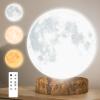 Cycluminor Light Therapy Lamp,10000 Lux Sun Lamp with 3 Color Temperatures,Stepless Brightness,Timer & Memory Function,Happy Sunlight Lamp,Full Spectrum Light for Home and Office-Rustic Brown view 1