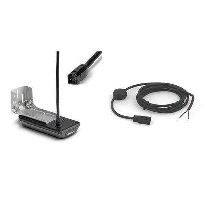 Humminbird XM 9 20 MSI T Transom Transducer and 6' Power Cable for 800/900/1100 Series Fishfinders