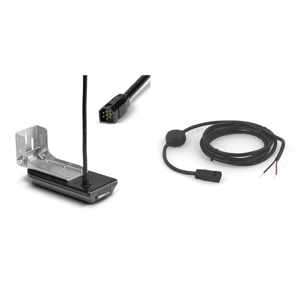 Humminbird XM 9 20 MSI T Transom Transducer and 6' Power Cable for 800/900/1100 Series Fishfinders