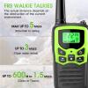 MOICO Walkie Talkies for Adults with 22 FRS Channels, LED Flashlight, VOX Scan LCD Display, Long Range Family Walkie Talkie Radios for Hiking Camping Trip (Green) view 3