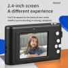 Camnoon 1080P Digital Camera Digital Video Camera 50MP Photo Dual Lens 2.4 Inch Screen 8X Digital Zoom Built-in Flash Battery with 32GB TF Card Birthday Festival Gift for Kids Students Teenagers view 2
