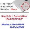 for iPad 9 (9th Generation) A2602 A2603 A2604 A2605 Screen Replacement 2 Pack 10.2 Inch Digitizer, for iPad 9th Gen Touch Screen Digitizer Replacement (2021 Released) with Home Button(Black) view 2