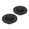 CFTGIW Silk Film Speaker AbsMetal 2Pcs 25-Core 25W B7e Silk Film Magnet Dome Tweeter Treble Speakerspeaker Diaphragm Black view 1