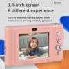 Camnoon 1080P Digital Camera Digital Video Camera 50MP Photo Dual Lens 2.4 Inch Screen 8X Digital Zoom Built-in Flash Battery with 32GB TF Card Birthday Festival Gift for Kids Students Teenagers view 4