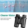 Portable Monocular 8X32 Roof Prism Binoculars-with Low Light Nitrogen-Filled Waterproof Binoculars for Camping Birds Watching-BAK4 Prism Multi Green Coate view 3