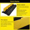 CYHTYM Cable Protector Ramp Heavy Duty Rubber Cable Protector Ramp, 11000lbs Axle Capacity Floor Soft Wire Speed Bump Ramp, Used for Wires and Hoses view 4