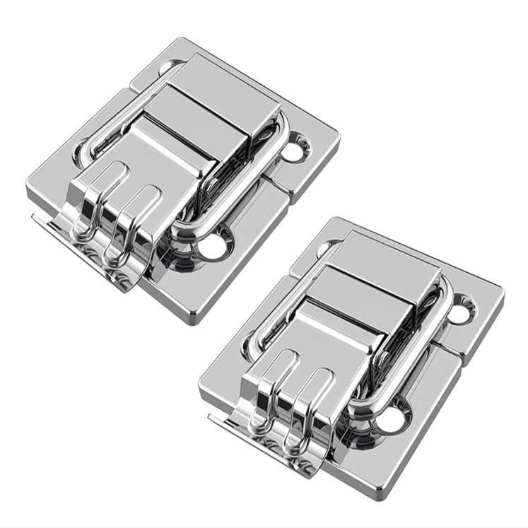 ALturN Toggle Catch Lock,Toggle clampPack of 2 Toggle Catch Lock,Suitcase Chest Trunk Latch Clasp,Tool Box Hasp for Wooden Case Boxes Toolbox Latches Buckle Lock Clasp Clamp
