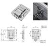 ALturN Toggle Catch Lock,Toggle clampPack of 2 Toggle Catch Lock,Suitcase Chest Trunk Latch Clasp,Tool Box Hasp for Wooden Case Boxes Toolbox Latches Buckle Lock Clasp Clamp view 2