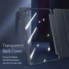 Aidashine Case for iPad Pro 11 Inch M4 (5th Generation) 2024 with Pencil Holder, Shockproof Hard Shell Clear Cover with Pencil Holder,Black view 3
