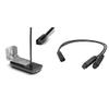 Humminbird XM 9 20 MSI T Transom Transducer and 9 M SILR Y Splitter Cable Bundle view 1