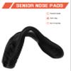 Bwake 3 Pairs Standard Size Replacement Nose Pads for Oakley EV Zero Path | EV Zero Pitch | EV Zero Range | EV Zero Blades | EV Zero Stride - Black view 2