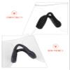 Bwake 3 Pairs Standard Size Replacement Nose Pads for Oakley EV Zero Path | EV Zero Pitch | EV Zero Range | EV Zero Blades | EV Zero Stride - Black view 3