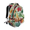 Haskirky Watercolor Vegetables Laptop Backpack Lightweight Waterproof College Backpacks Casual Travel Daypack Backpacks for Men Women view 2