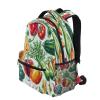 Haskirky Watercolor Vegetables Laptop Backpack Lightweight Waterproof College Backpacks Casual Travel Daypack Backpacks for Men Women view 3