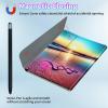 BPQOJB for Galaxy Tab A9 Plus Case with Detachable Wireless Keyboard & 360 Degree Rotating Stand Protect Cover Acrylic Tablet Case for Samsung Galaxy Tab A9 Plus 11 inch 2023 - Sunset Beach view 3