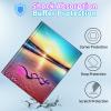 BPQOJB for Galaxy Tab A9 Plus Case with Detachable Wireless Keyboard & 360 Degree Rotating Stand Protect Cover Acrylic Tablet Case for Samsung Galaxy Tab A9 Plus 11 inch 2023 - Sunset Beach view 4