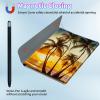 BPQOJB for Galaxy Tab A9 Plus Case with Detachable Wireless Keyboard & 360 Degree Rotating Stand Protect Cover Acrylic Tablet Case for Samsung Galaxy Tab A9 Plus 11 inch 2023 - Beach Coconut Tree view 3