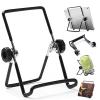 Adjustable Tablet Stand Holder, Non-Slip Foldable Holder Cradle Fit for 9-12.9" Tablets, iPad, Samsung and Kindle Fire, Desktop Display Picture Frame Stand for Photos Decorative Plates Jar Sprouting view 1
