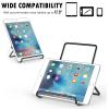 Adjustable Tablet Stand Holder, Non-Slip Foldable Holder Cradle Fit for 9-12.9" Tablets, iPad, Samsung and Kindle Fire, Desktop Display Picture Frame Stand for Photos Decorative Plates Jar Sprouting view 2