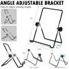 Adjustable Tablet Stand Holder, Non-Slip Foldable Holder Cradle Fit for 9-12.9" Tablets, iPad, Samsung and Kindle Fire, Desktop Display Picture Frame Stand for Photos Decorative Plates Jar Sprouting view 3