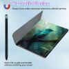 BPQOJB for Galaxy Tab A9 Plus Case with Detachable Wireless Keyboard & 360 Degree Rotating Stand Protect Cover Acrylic Tablet Case for Samsung Galaxy Tab A9 Plus 11 inch 2023 - Cute Green Hummingbird view 3