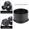 2" to T2 M42*0.75 Thread Telescope Eyepiece, Aluminum Alloy CNC Precision Integrated Astronomical Telescope Eyepiece Lens Camera Adapter Ring Extension Tube Mount Adapter view 3
