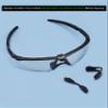 Acefrog 3 Pairs Upgraded Nose Pads for Oakley Si M Frame 2.0/3.0 OO9146, M Frame 2.0 Strike, Industrial M Frame 2.0, SI Ballistic M Frame 2.0 Sunglass, Push-in Nose Piece Replacement, Black view 4