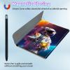 BPQOJB for Galaxy Tab A9 Plus Case with Detachable Wireless Keyboard & 360 Degree Rotating Stand Protect Cover Acrylic Tablet Case for Samsung Galaxy Tab A9 Plus 11 inch 2023 - Man in The Universe view 3